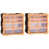 Organizéry s 12 zásuvkami, 2 ks, 26,5x16x26 cm