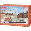 3D puzzle Cubic Fun Cityline Varšava 126 dielikov.
