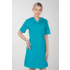 Dámske zdravotnícke šaty M-076F, tyrkysová, 40 (Zdravotnícke oblečenie)
