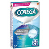 COREGA Whitening, čistiace antibakteriálne tablety na zubné náhrady 30 ks, bieliace