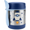 SKIP HOP Spark Style Termoska na jedlo s lyžičkou/vidličkou Raketa 325 ml, 3r+