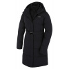 Husky Nerine dámský hardshellový plněný kabát black Velikost: L