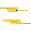 Schützinger VSFK 8700 / 2.5 / 50 / GE bezpečnostné meracie káble [4 mm zástrčka - 4 mm zástrčka] 50.00 cm žltá 1 ks; VSFK 8700 / 2.5 / 50 / GE
