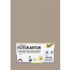 Dekoračný kartón, 2 stranný, A4, 300 g, 50 listov, FOLIA, cappuccino