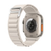 AppleMix Remienok pre Apple Watch Ultra 49 mm / 45 mm / 44 mm / 42 mm - nylon / kovová spona - biely
