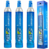 3x BOMBIČKA FĽAŠA CO2 DO VÝROBNÍKA SÓDY SODASTREAM 60L SIFÓN