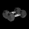 HEX 2x7,5 kg pogumované liatinové činky REBEL ACTIVE