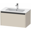 DURAVIT Ketho 2 závesná skrinka pod umývadlo, 1 zásuvka, 810 x 480 x 440 mm, taupe super matná, K25063083830000