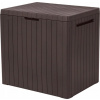 Keter City Box 113l hnedá