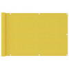 vidaXL Balkónová markíza žltá 90x400 cm HDPE