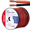 Reproduktorový kábel dvojžilový CCA 2x2,5mm2 50m 12,5A AMIO-04460