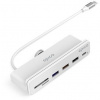 Replikátor portov Epico Hub 7in1 s rozhraním USB-C pre iMac - biely s farebnými samolepkami (9915101100124)