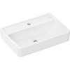 HANSGROHE Xanuia Q Compact závesné umývadlo s otvorom, bez prepadu, 550 x 370 mm, biela, s povrchom SmartClean, 61122450