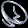 Silver.ag Prsteň strieborný, cik-cak R2856