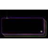 GEMBIRD Podložka pod myš MP-GAMELED-L, USB, RGB podsvícení, herní, 300x800mm, látková, černá MP-GAMELED-L