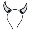 Čelenka s rohmi - čert - čertica