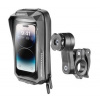 INTERPHONE univerzálne vodeodolné puzdro na mobilné telefóny QUIKLOX Waterproof, úchyt na riadidlá max. 7