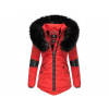 Navahoo NIRVANA Dámska zimná bunda s kapucňou, červená,XL