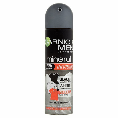 Garnier Men Mineral Invisible Black White Colors antiperspirant 150 ml