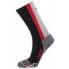 Lyžařské ponožky EISBÄR SKI VINTAGE NORDIC Black/Red/White 17639-01 velikost 43-46