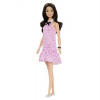 Barbie Modelka - kostičkované šaty