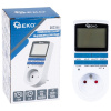 Časovač 230V, digitálny časový spínač Geko LCD