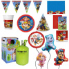 Detská narodeninová sada Tlapková Patrola - Paw Patrol s balónikmi a héliom - 10 osôb - VYPRODEJ