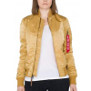 Alpha Industries MA-1 VF WMN dámska zimná bunda Gold Farba: zlatá, Veľkosti dámske: XS