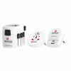 Cestovný adaptér (redukcia) univerzálny Skross PRO+ USB AC30PD uzemnený USB A+C 3 - biely