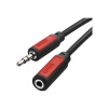 Kabel Jack 3,5mm - Jack 3,5mm zásuvka 2,5m stereo | SM5102 EMOS