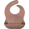 Eeveve Bib Sillicone Marble Powder Blush uni