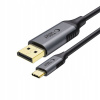 KÁBEL 180CM ADAPTÉR PREVODNÍK USB-C TYPE-C DISPLAYPORT 8K 60HZ