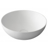 Sapho THIN guľaté umývadlo 390x145 mm, na dosku, matná biela SPH WN185
