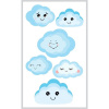 Tvořílci.cz Nálepky Mini oblaky 7,5 x 12,3 cm