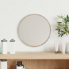 vidaXL Nástenné zrkadlo strieborné Ø 20 cm okrúhle - Srieborná - 102385-202514