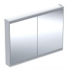 Geberit ONE - Zrkadlová skrinka s LED osvetlením, 120x90x15 cm, 2 dvierka, biela 505.815.00.2