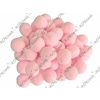 Plyšové POM POM guličky 2cm XXL balenie 100ks - ružové