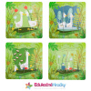 Small Foot Puzzle viacvrstvové Kačacia rodinka, 28 dielikov