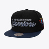 Mitchell & Ness Pánská kšiltovka Golden State Warriors NBA Team Script 2.0 Snapback Hwc