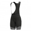 ALÉ Cycling Clothing ALÉ PR-S Master 2.0 W bibshort, Black/ White Veľkosť: L Dámske cyklo nohavice s trakmi