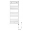 AQUALINE DIRECT-E 60 x 132cm 600W rovný kúpeľňový radiátor pre elektrické vykurovanie, komplet, biely, ILE36T