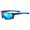 UVEX SPORTSTYLE 225 Black/Blue Mat/Mirror Blue 2023 Sportovní brýle na kolo