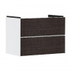 Hansgrohe Xevolos E - Umývadlová skrinka 78x58x48 cm, 2 zásuvky, matná biela/tmavý dub 54178730