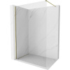 Mexen, Mexen Kioto-X sprchová stena 90 x 200 cm, transparentná 10 mm, zlatá - 800-090-101-50-00-X
