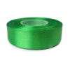 stuha saténová 25 mm/32 m zelená