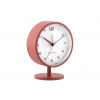 Designové stolní hodiny s budíkem 6027RD Karlsson 14cm