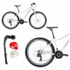 Horský bicykel MTB Romet Jolene 6.1 rám 19 L koleso 26 bielo-zeleno-fialový