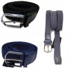 Opasok - 3 × Jordan Brown, Red, Orange Belt - Unisex Product (3 x Color gumového pásu pletená na nohavice unisex)