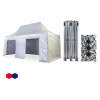 Nožnicový párty stan 3x6 m TENTino BH EXTREME PVC EXTRA HIGH ROOF Farba opláštenia: 1A - BIELA
