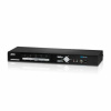 KVM switch/prepínač 4PC, DVI, USB+audio, USB hub, split screen